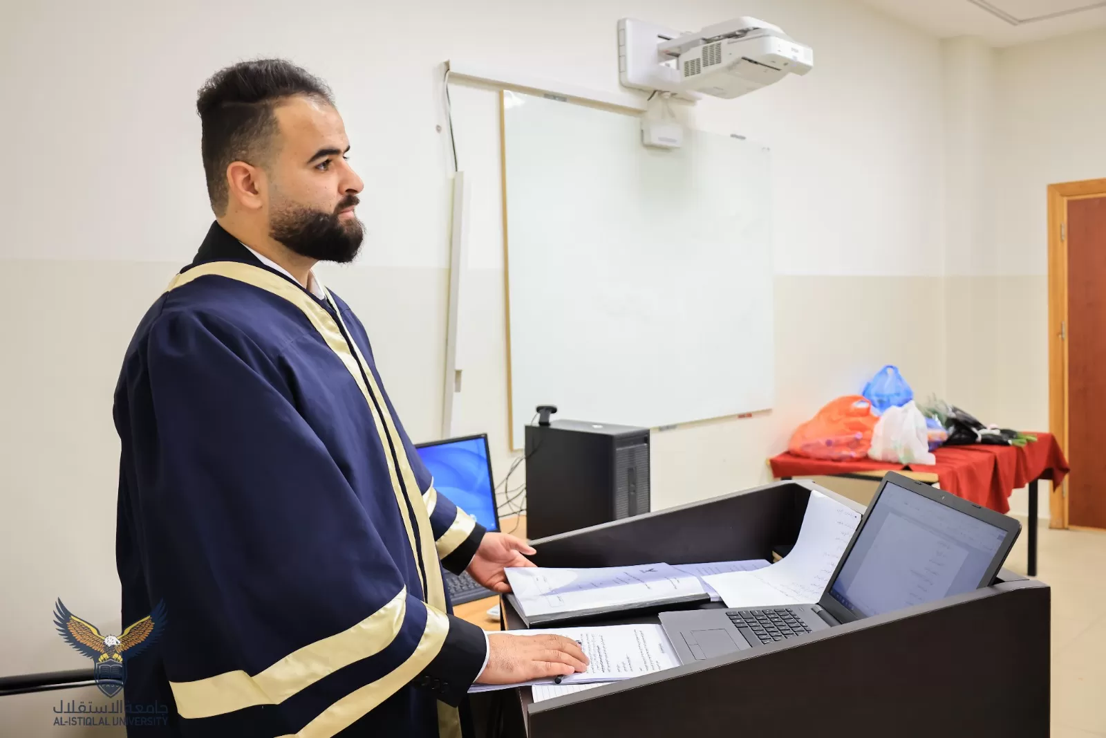 مناقشة رسالة ماجستير حول أدلة مسرح الجريمة وحجيتها في الاثبات الجنائي في فلسطين