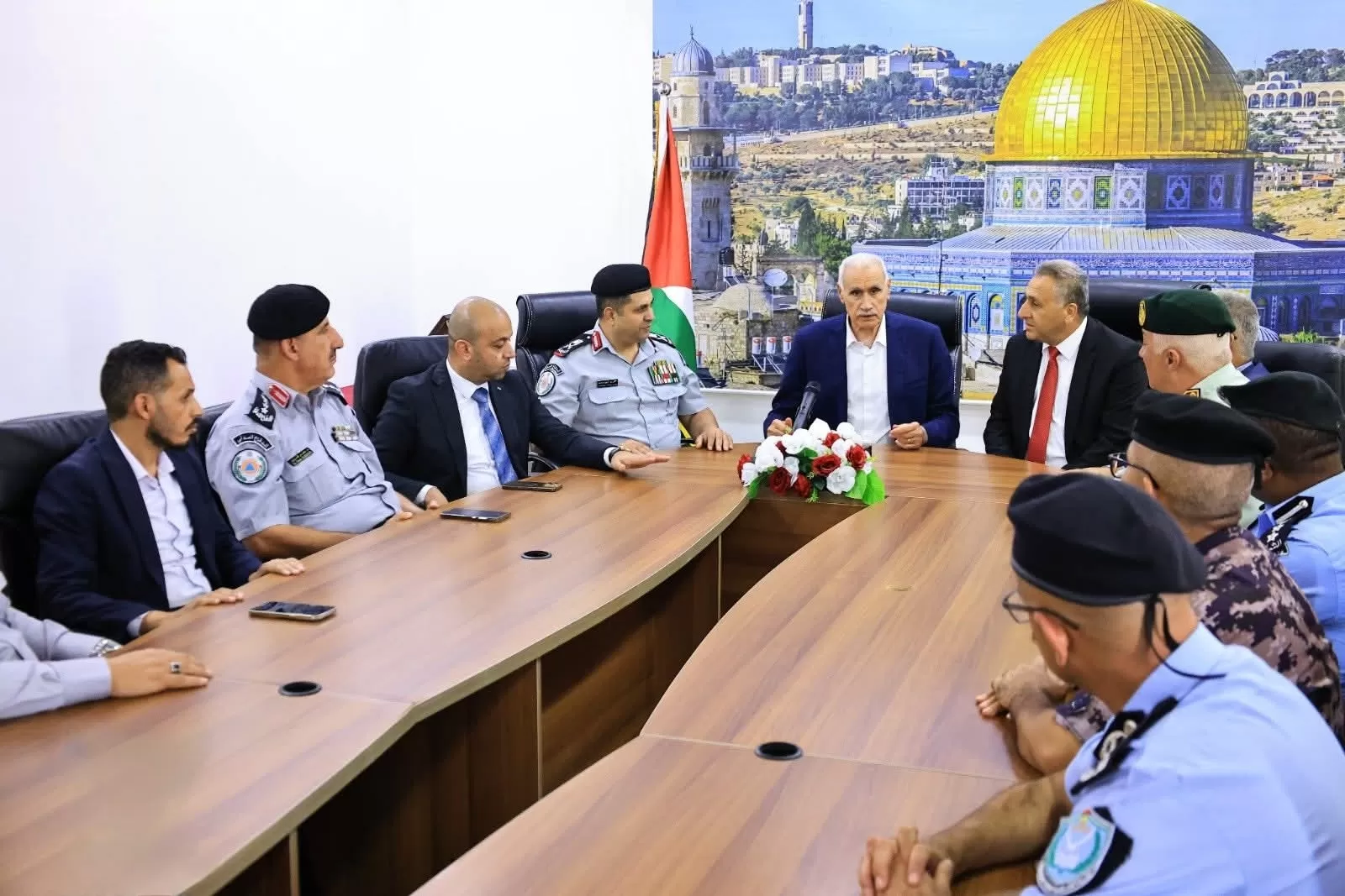 زيارة مدير عام الدفاع المدني إلى جامعة الاستقلال