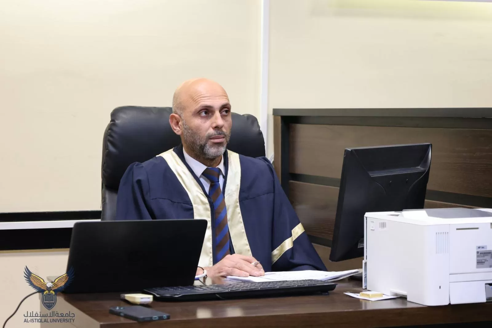 مناقشة رسالة ماجستير حول أهمية التقارير الطبية الشرعية للأحياء في تحقيق العدالة الجنائية في فلسطين