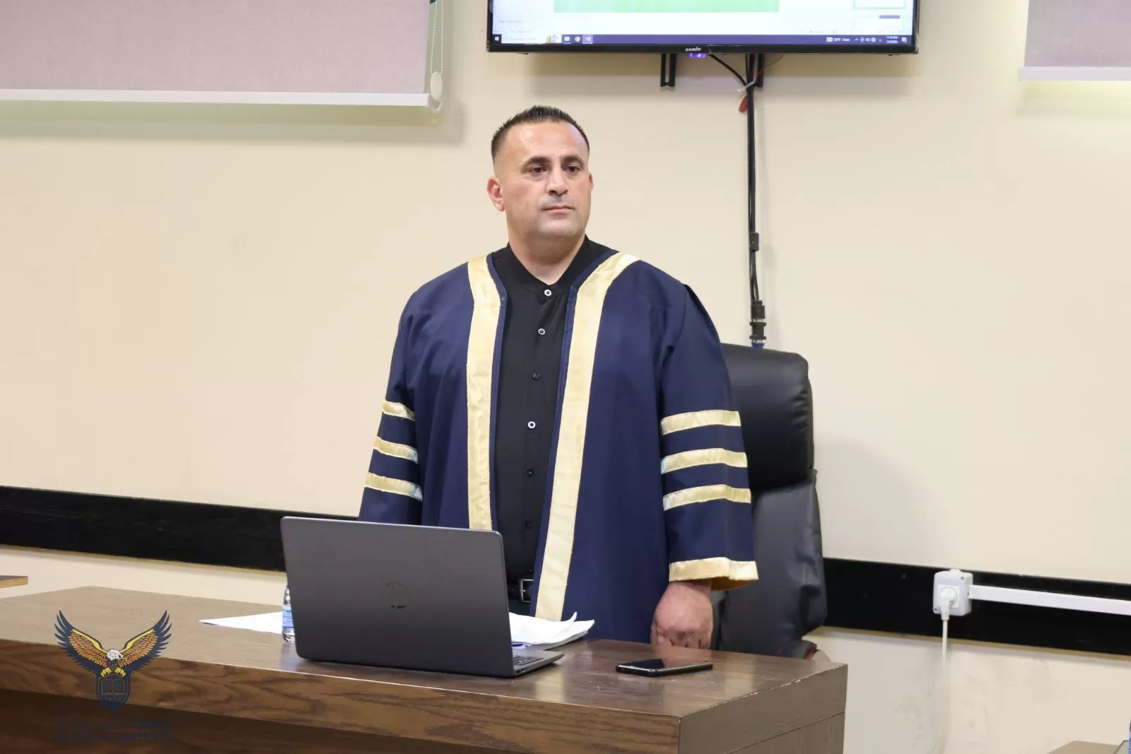 مناقشة رسالة ماجستير حول التهجير القسري للمدنيين الفلسطينيين في ضوء نظام روما الأساسي – مسافر يطا نموذجاً