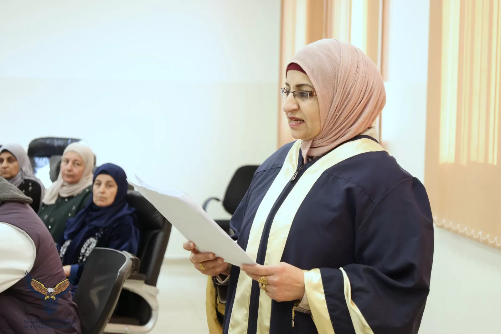 مناقشة رسالة ماجستير حول علاقة إدارة المواهب بالأداء الوظيفي في الجامعات الحكومية الفلسطينية بالمحافظات الشمالية: الدور الوسيط للتمكين الإداري