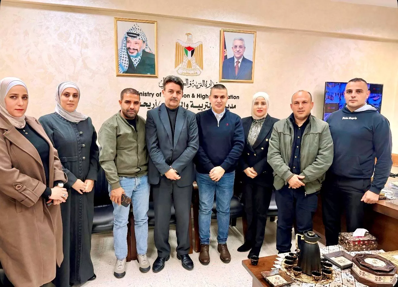 جامعة الاستقلال تبحث تعزيز التعاون مع مديرية التربية والتعليم في محافظة أريحا في مجال الذكاء الاصطناعي