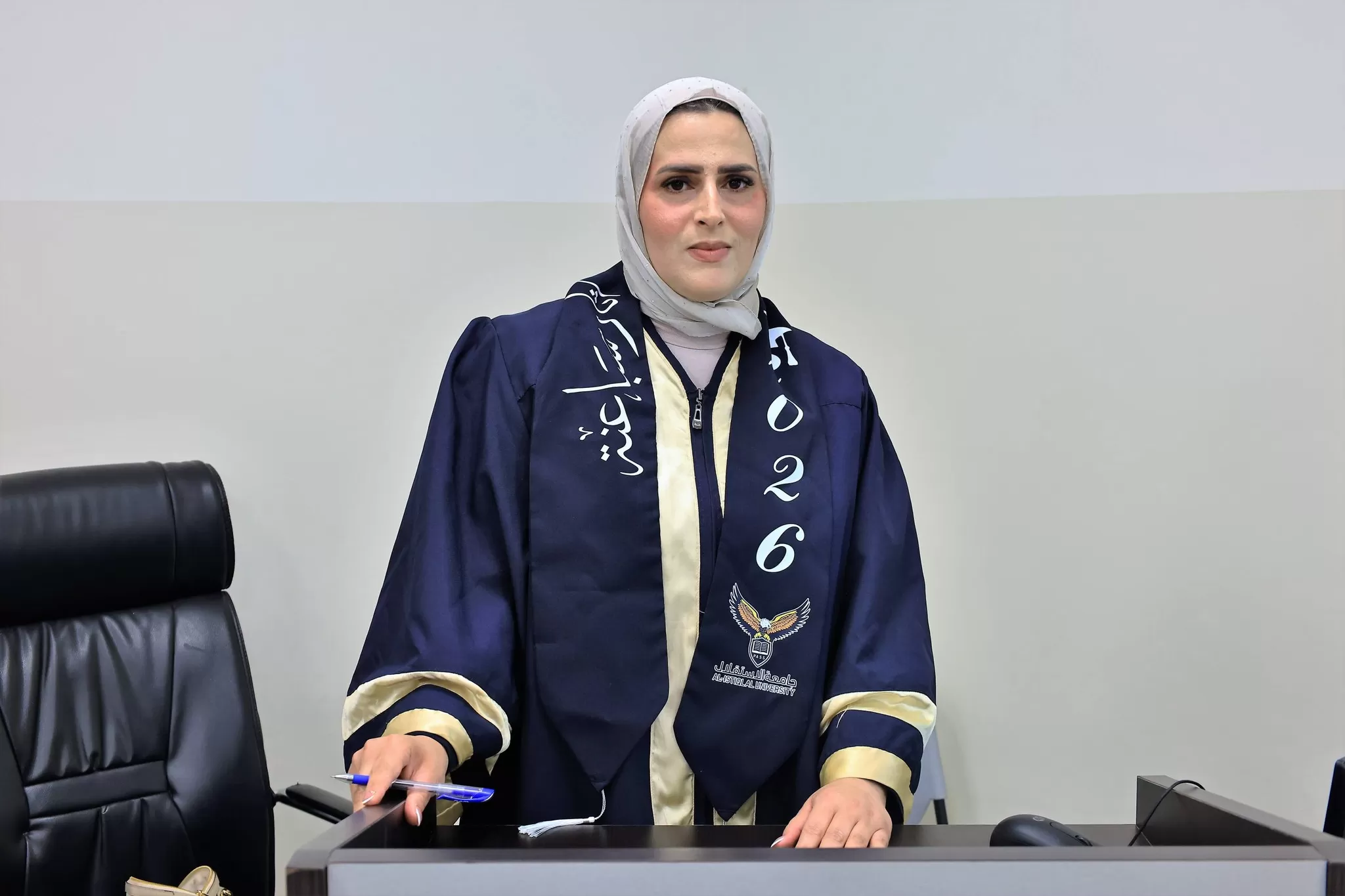 مناقشة رسالة ماجستير حول القيادة الحكيمة وعلاقتها في الصمود المؤسسي في ظل الاحتلال من وجهة نظر أعضاء هيئة التدريس في الجامعات الحكومية الفلسطينية