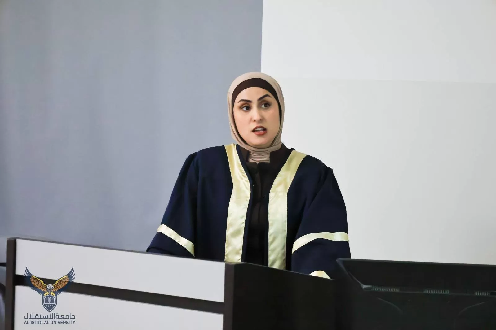 مناقشة رسالة ماجستير حول دور المنظمات الدولية غير الحكومية في دعم الدبلوماسية الفلسطينية خلال الفترة (2024–2025)