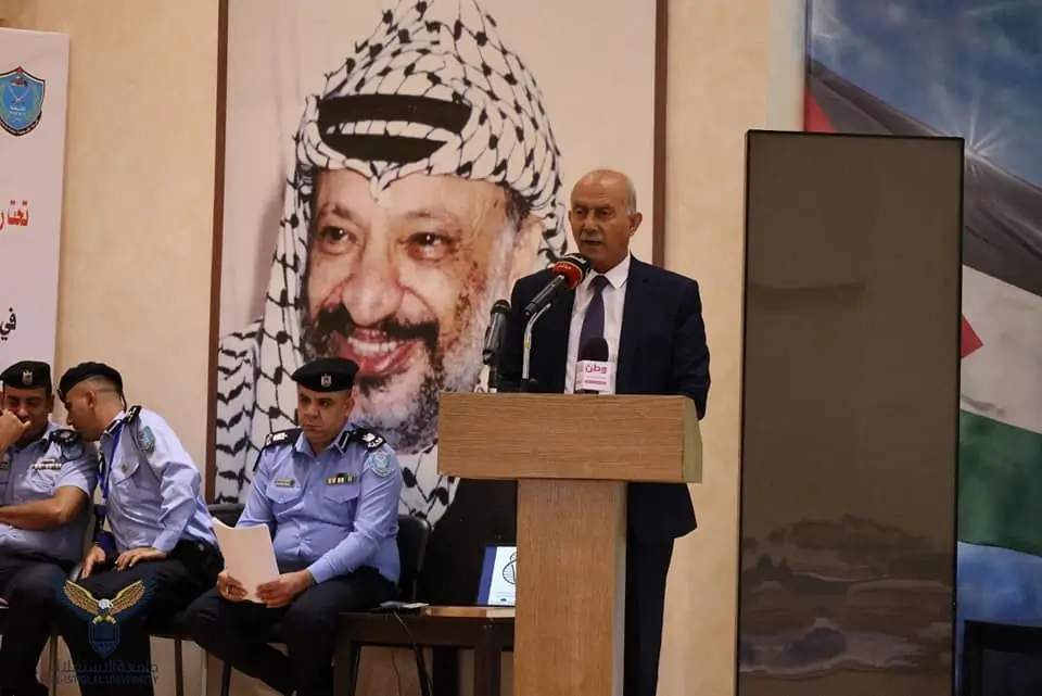 جامعة الاستقلال تشارك في المؤتمر العلمي المحكم منظومة البحث الجنائي الفلسطيني في خدمة العدالة في كلية فلسطين للعلوم الشرطية