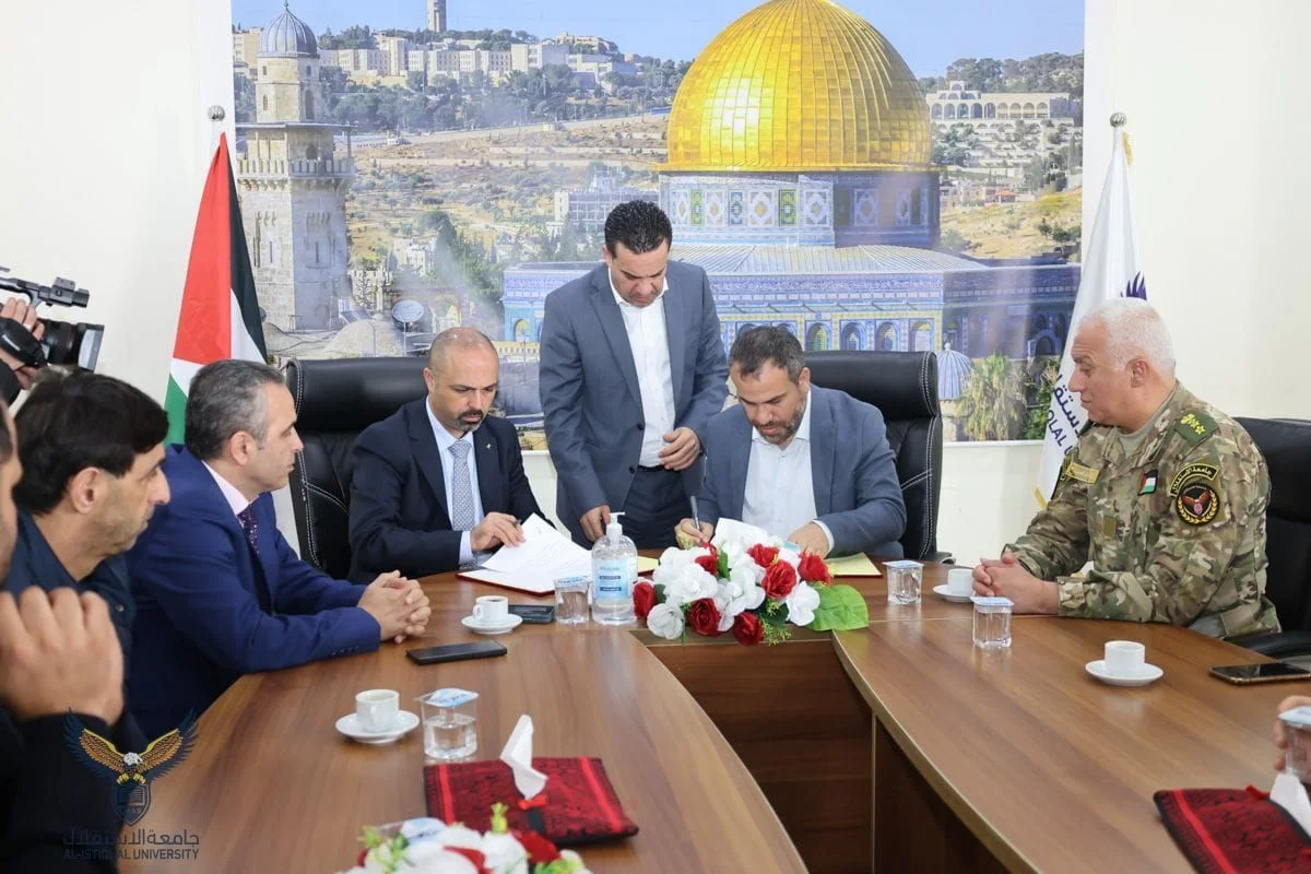 جامعة الاستقلال توقع مذكرة تفاهم و تعاون مع اتحاد المقاولين الفلسطينيين