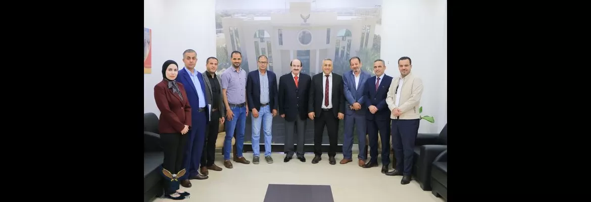 أ.د أبو الرب يستقبل مستشار الصندوق العربي للإنماء الإقتصادي والإجتماعي