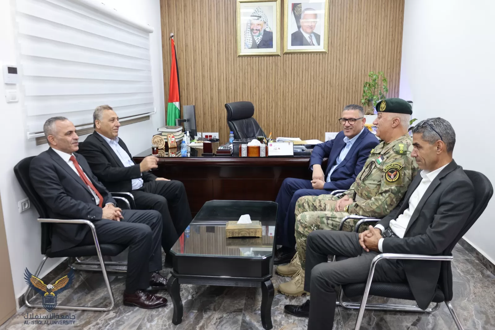 رئيس جامعة الاستقلال يزور الهيئة العامة للمعابر والحدود ويلتقي معالي الأستاذ أمين قنديل