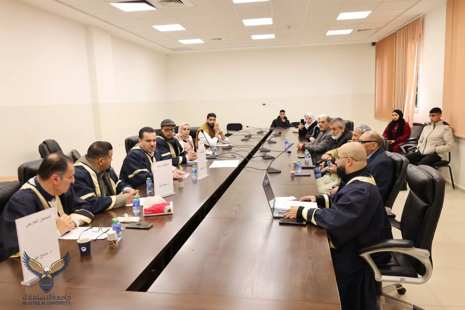 مناقشة رسالة ماجستير حول دور الاحتلال في تهويد المقدسات الفلسطينية انموذجا الحرم الابراهيمي