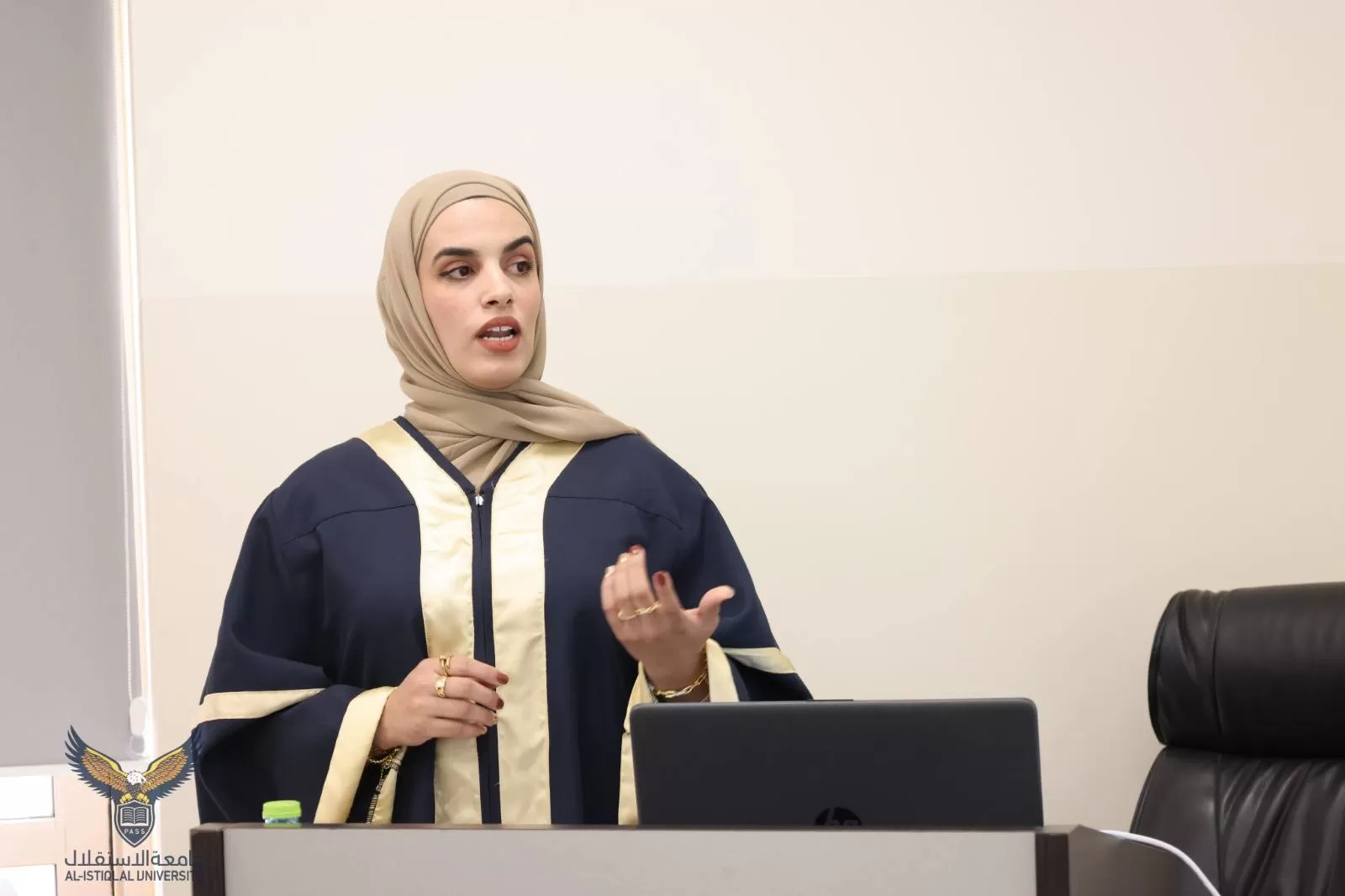 مناقشة رسالة ماجستير حول فاعلية السياسات العامة في تحسين جودة الخدمات الصحية المقدمة للأشخاص ذوي الإعاقة في الضفة الغربية 2014-2024