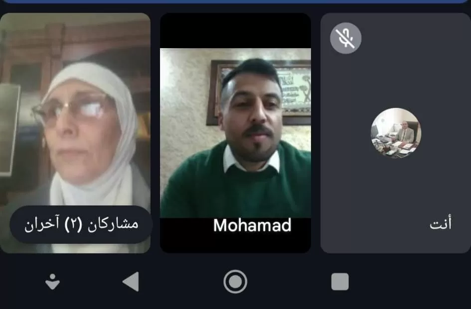 مناقشة رسالة ماجستير حول اسهام الحوكمة في تكمين الموظفين الأكفاء من المشاركة في صنع القرار خلال الأزمة