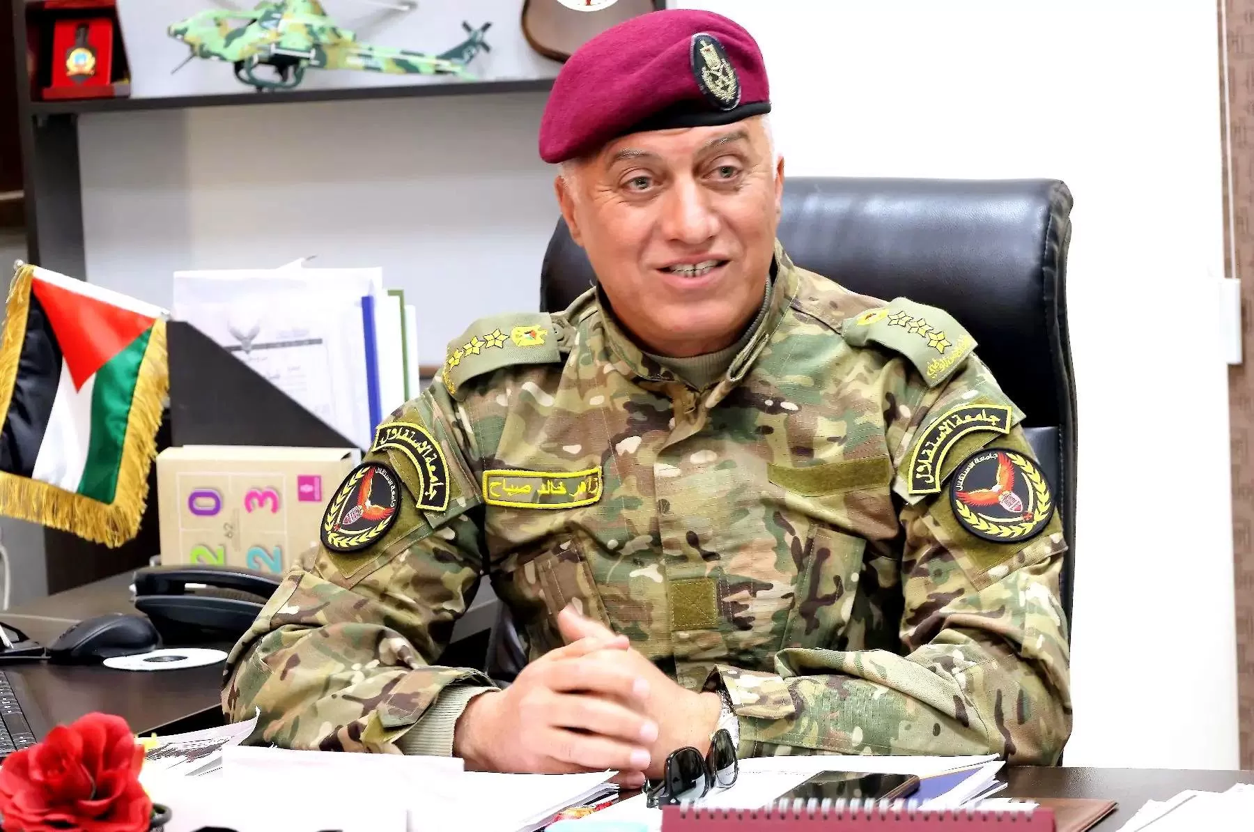 تمنيات  بالسلامة والشفاء العاجل لسيادة العميد زاهر صباح