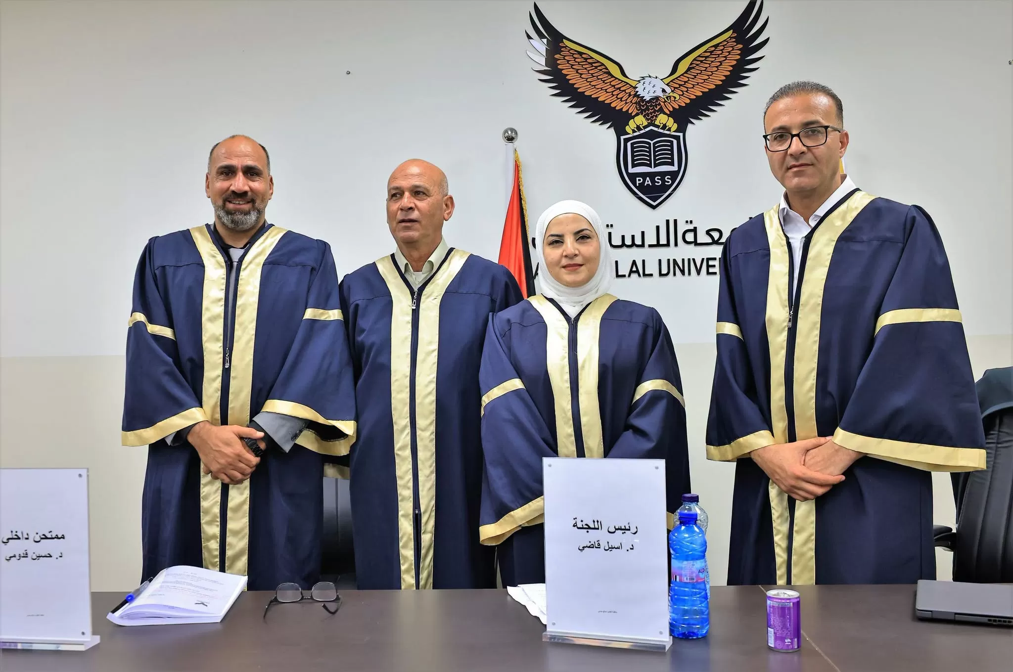 مناقشة رسالة ماجستير حول أثر برنامج تدريبي باستخدام تدريبات المقاومة في تحسين جودة الحركة الوظيفية لدى مرتادي مراكز اللياقة البدنية في مدينة بيت لحم